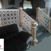 نرده چوبی