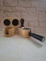 استند چوبی پرتافیلتر و تمپر سایز 51mm
