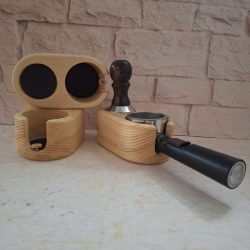 استند چوبی پرتافیلتر و تمپر سایز 51mm